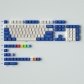 emo Blue / Black 104+25 Full PBT Dye-subbed Keycaps Set for Cherry MX Mechanical Gaming Keyboard